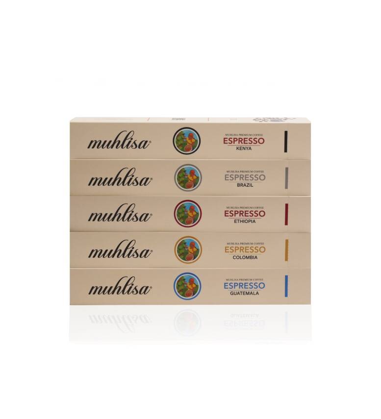  Muhlisa Espresso 5 Çeşit Kapsül Kahve Seti (50x KAPSÜL) - 1
